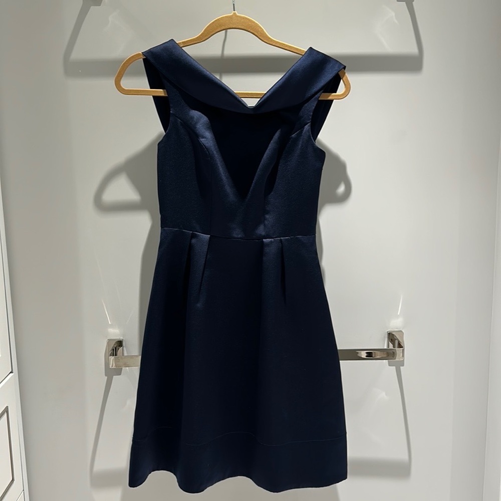 Thread social navy blue cocktail dress